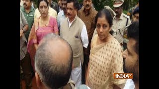 Kodagu flood: Nirmala Sitharaman snaps at Karnataka minister during press conference Kodagu flood: Nirmala Sitharaman snaps at Karnataka minister during press conference