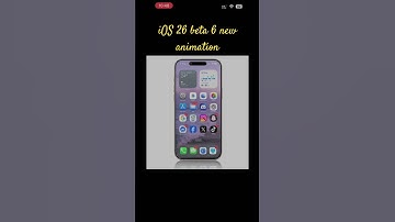 iOS 26 beta 6 new animation #apple #music