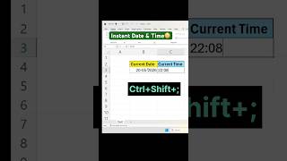Excel Current Date &amp; Time Formula 🔥 | TODAY &amp; NOW Function ✅