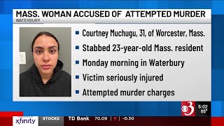 Massachusetts woman faces attempted 2nd-degree murder charge after stabbing in Waterbury