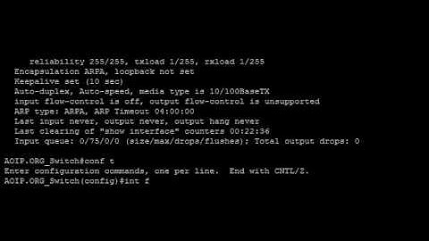 Setting the Duplex and Speed on a Cisco Switch - From our Free Tutorial website