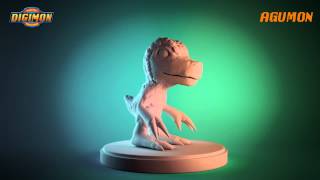 Agumon Zbrush Sclupting