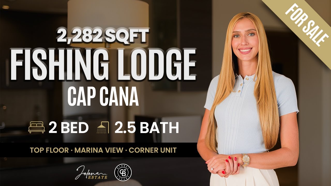 Cap Cana Marina Waterfront Condo for Sale | Fishing Lodge