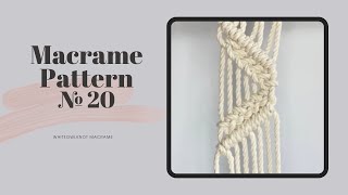 Details Macrame Pattern Ideas №20/Macrame Pattern Tutorial/Diagonal Macrame Braid/ Tutorials by Whiteowlknot News