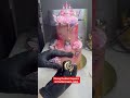 Best way of applying Fondant toppers on buttercream cakes