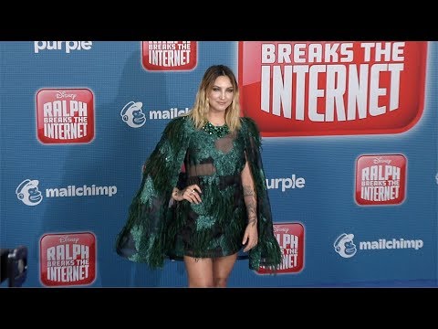 Julia Michaels "Ralph Breaks the Internet" World Premiere