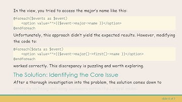 Resolving Laravel BelongsTo Relationship Confusion: Understanding Event and Major Models