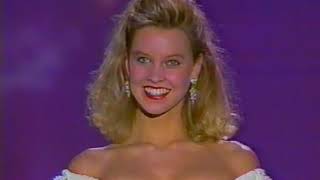 MISS TEEN USA 1989 Evening Gown