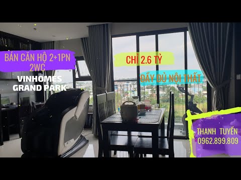 Video Bán căn hộ 2 1PN 2WC Vinhomes Grand Park khu Rainbow... - youtube