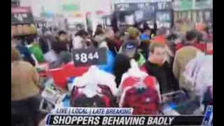 Black Friday Walmart Protests and Shoppers Gone Wild 2013