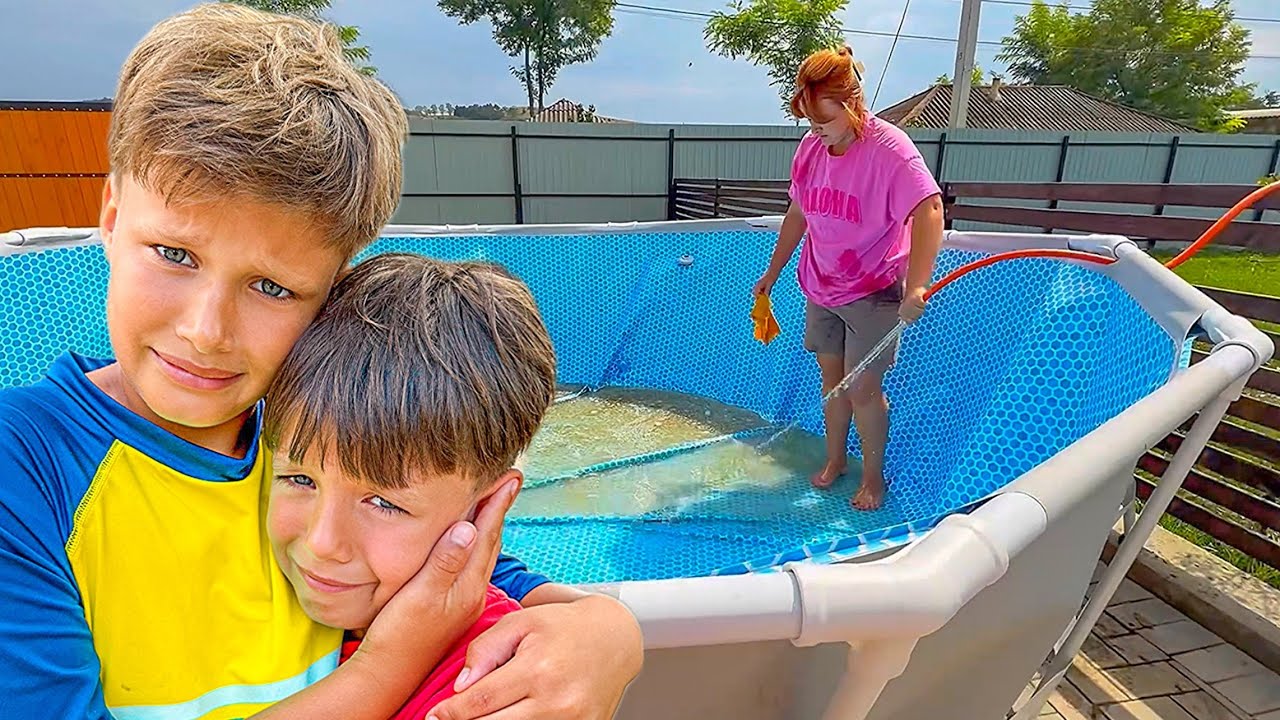 Piscina NOUĂ s-a SPART 🥲/ Ce vom FACE?