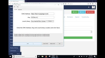Xibo - Adding a screen to your xibo CMS