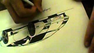 diablo lamborghini drawing