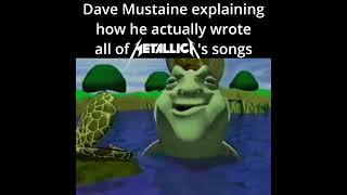 Dave Mustaine Explaining How He Actually Wrote All Of Metallicas Songs #memes #megadeth #metallica