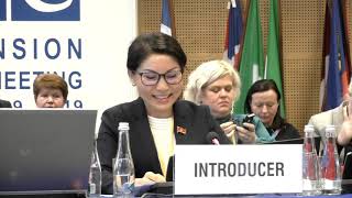 Working Session 8, 20 September 2019