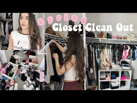 ALL DAY Spring Clean With Me 🌸 Closet CLEANING MOTIVATION 2025