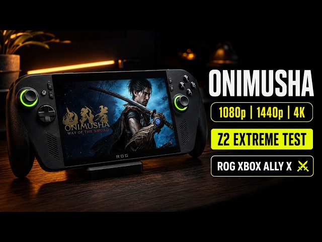 Can the ASUS ROG Xbox Ally X Run Onimusha in 4K?! 🗡️ 1080p vs
