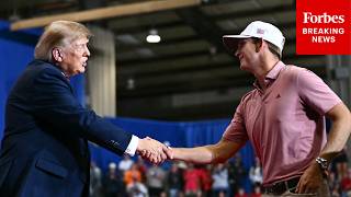 'He Played Great!': Trump Praises President's Cup Golfer Jacob Bridgeman At Midterm Rally