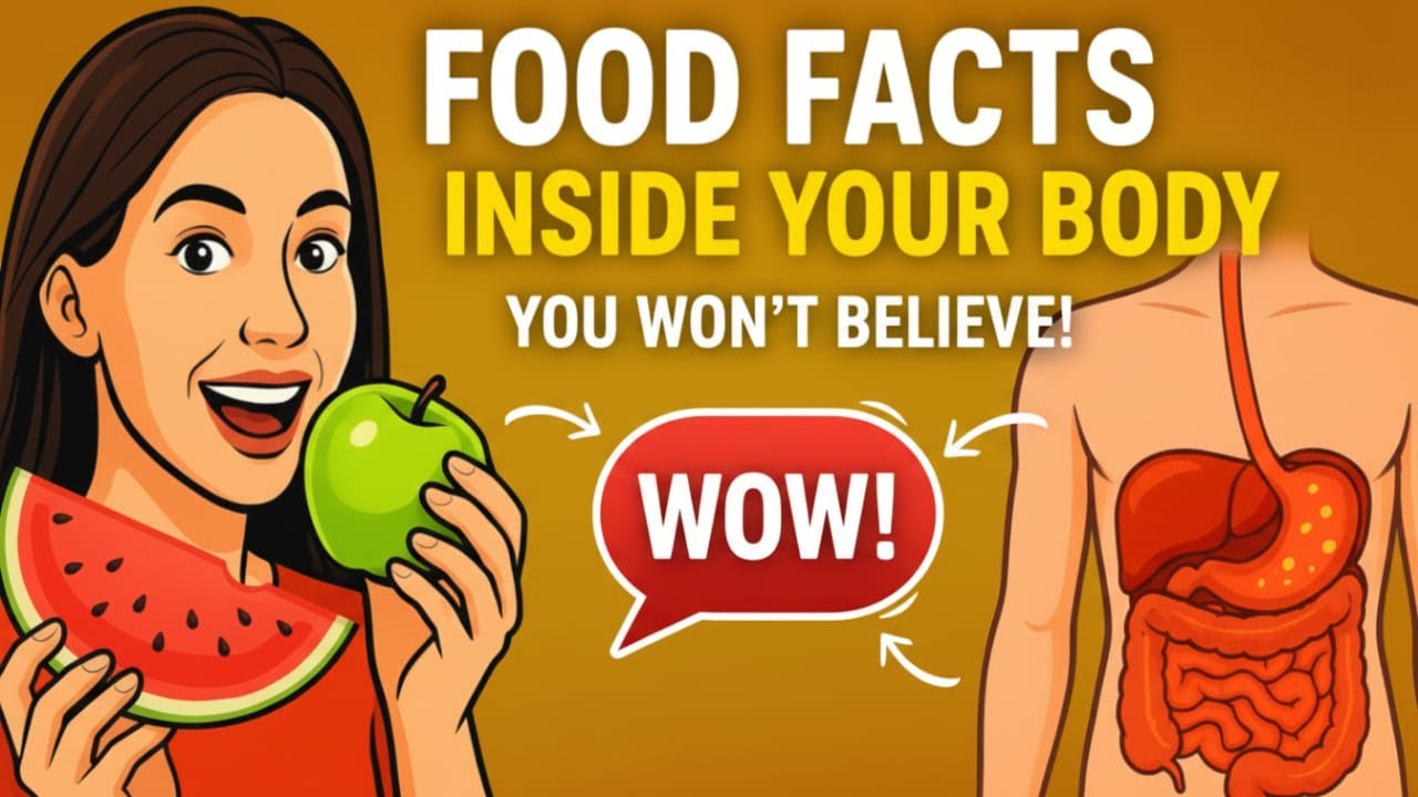 15 AMAZING Food Facts + What Happens Inside Your Body When You Eat Them (3D Internal Body Animation)