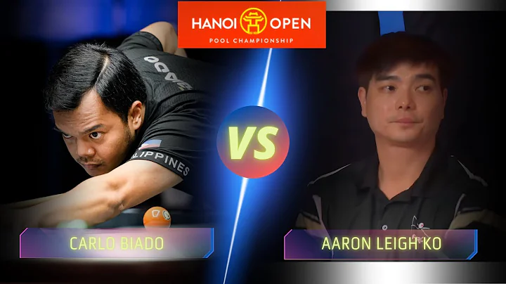 CARLO BIADO VS  AARON LEIGH KO | 2025 HANOI OPEN POOL CHAMPIONSHIP #billiards #9ballpool