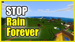 How to STOP RAIN in Minecraft FOREVER in Bedrock Edition (New Method!) Wealth