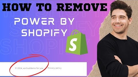 How To Remove Powered By Shopify|Powered By Shopify|Remove Powered By Shopify
