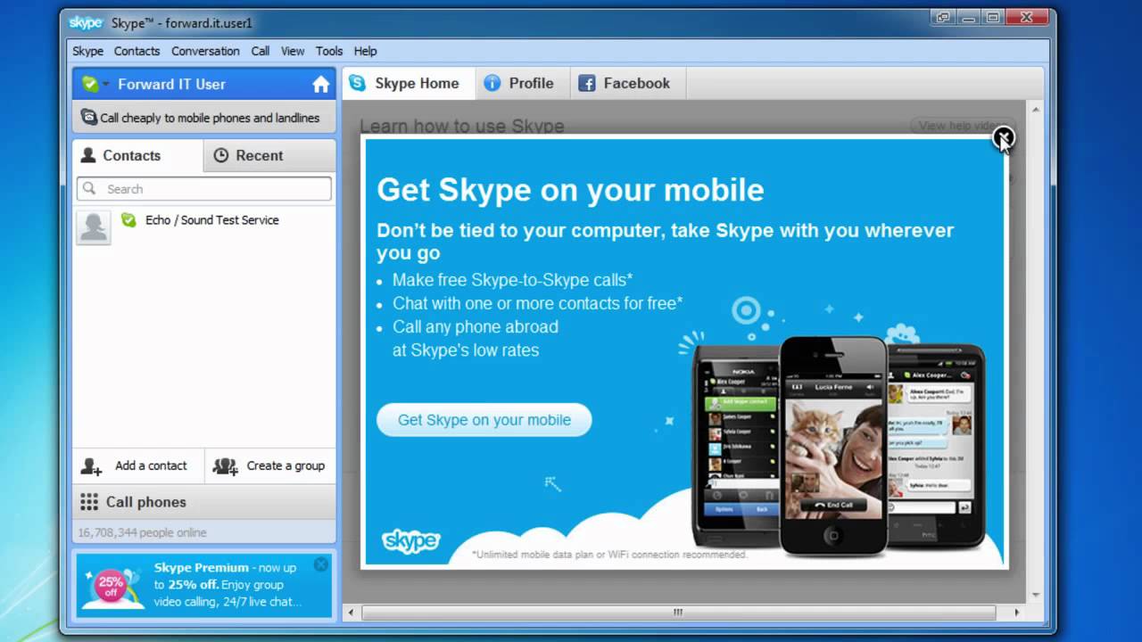 Using Skype