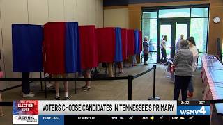 Voters head to the polls for Tennessee primary election