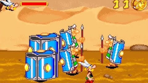 Asterix and Cleopatra level 6 Asterix no damage