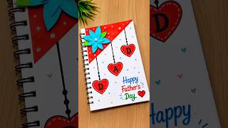 😍😯Don't Miss💡🎉Beautiful💕 Happy Father's Day Card 2025 using white paper🫰#art#youtubeshorts#shorts