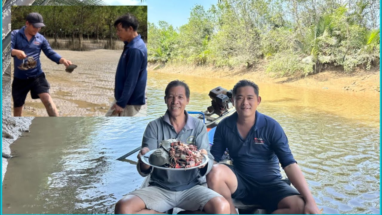 Tiếp tục trúng mánh/ Biển Trần Đề có rất nhiều Hải sản tươi ngon 