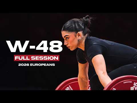 Women's -48kg 2026 European Weightlifting Championships | Full Session