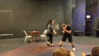 Stage combat: A bad date gone worst