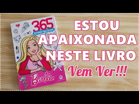 REVIEW Livro para Colorir Barbie 365 Desenhos para Colorir
