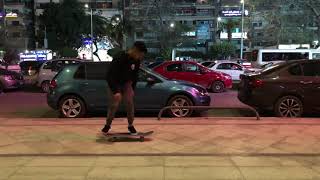 اتعلم اسهل و ابسط حركات السكيت بورد بالعربي في مصر - How to no comply 180 (skateboarding in Arabic)
