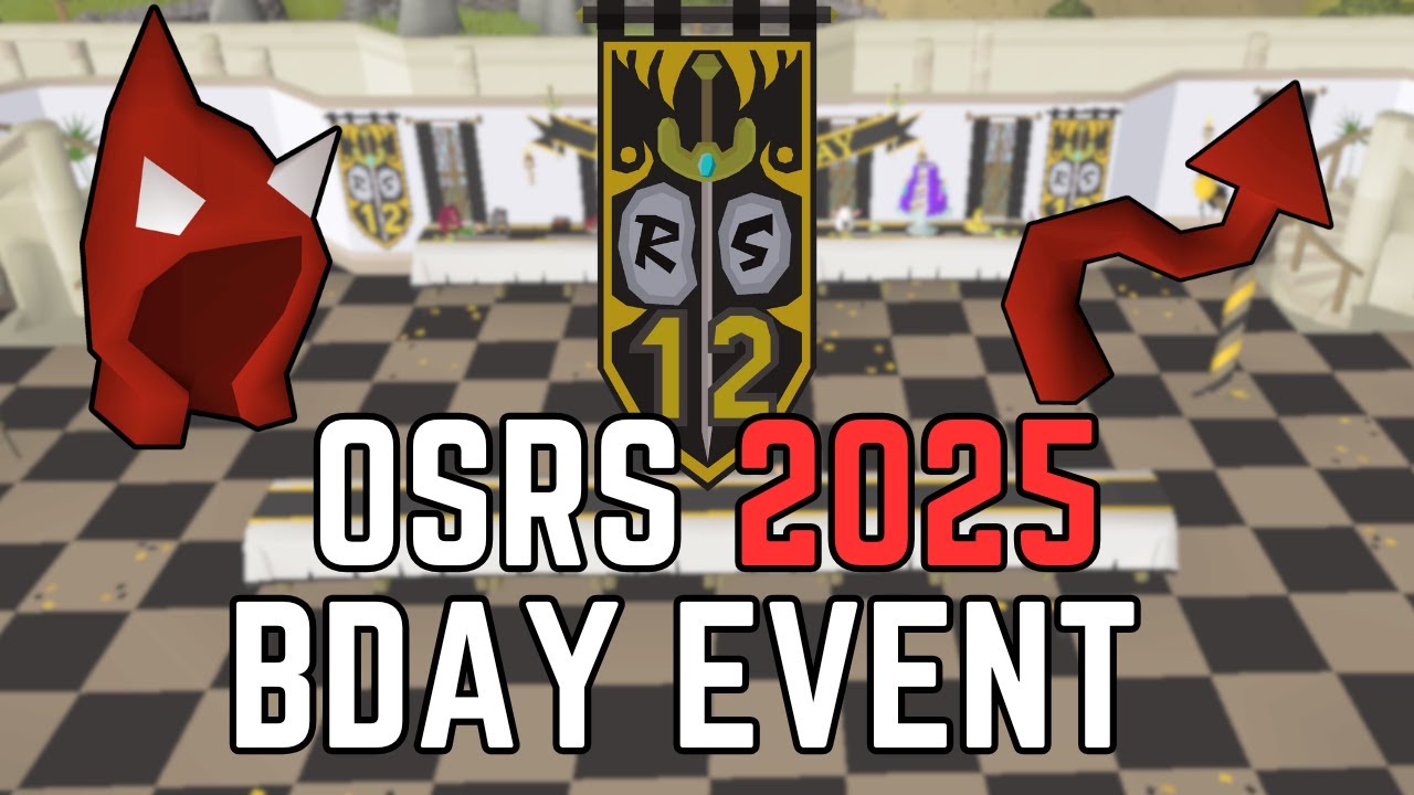 OSRS 12th Birthday Event Quick & Easy Guide + Rewards (2025 Birthday Event)