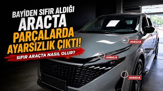 Sıfır araçta üretim hatası 