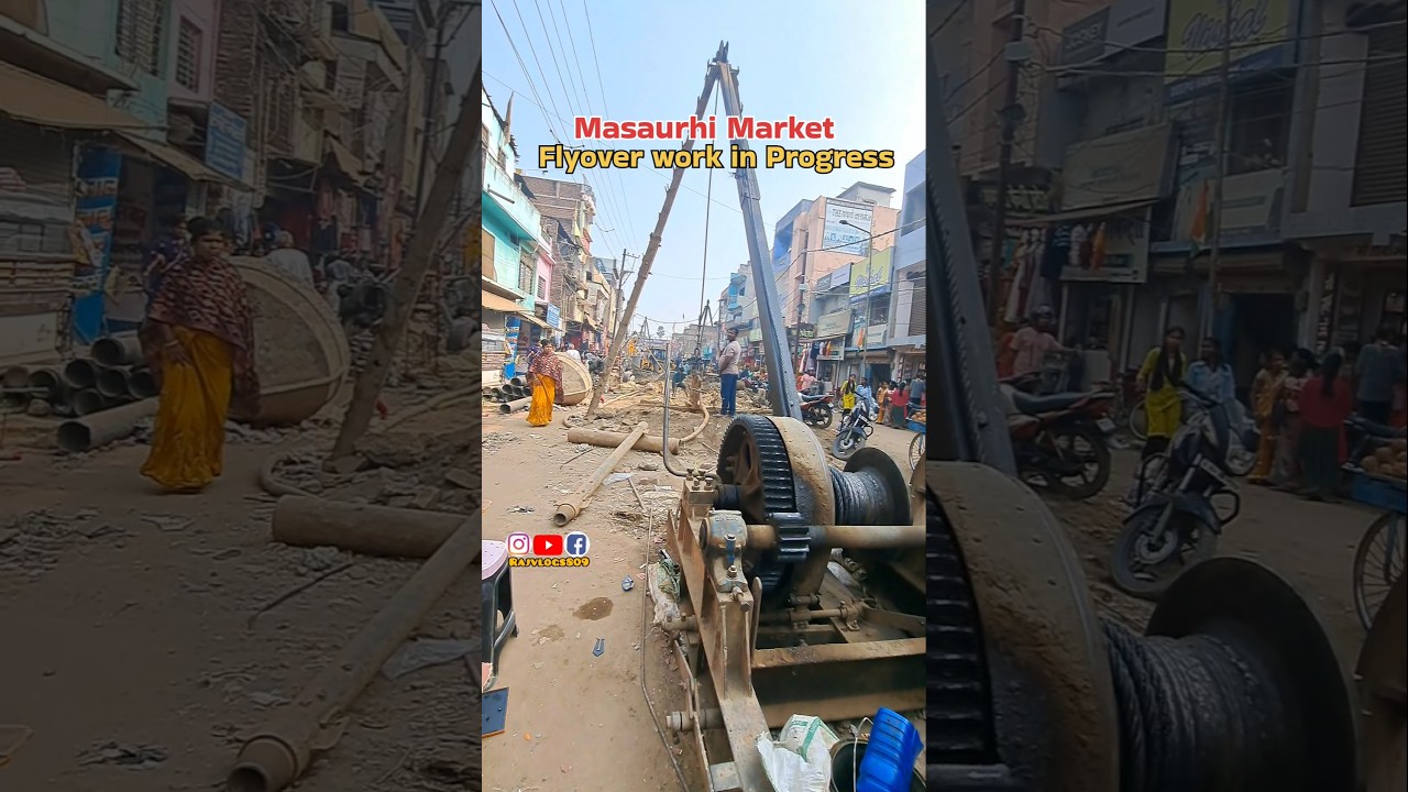 Masaurhi बन रहे Flyover का हाल देखिए ❤️👌😲 