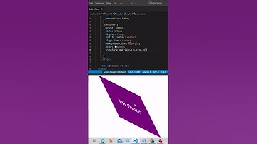 All done by matrix only 😏 | css only