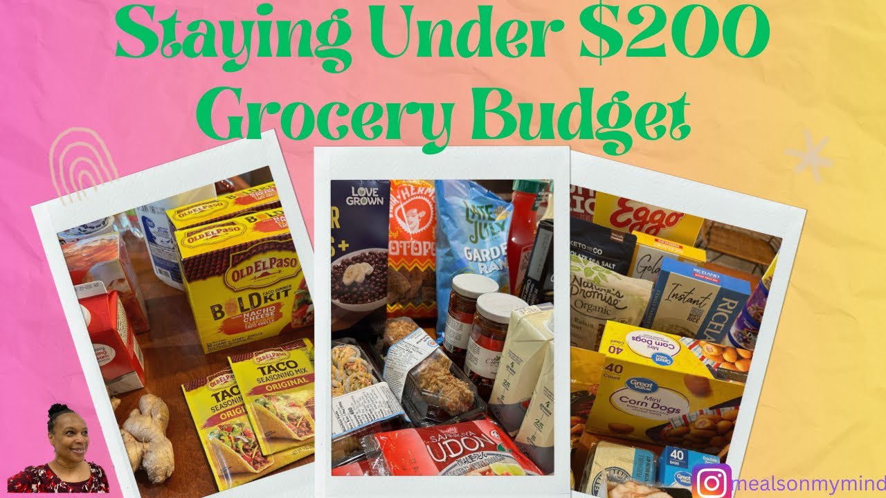 Grocery Haul | Staying Under $200 Weekly Budget | Sprouts | Giant | Safeway | Harris Teeter
