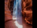 Upper Antelope Canyon light beams