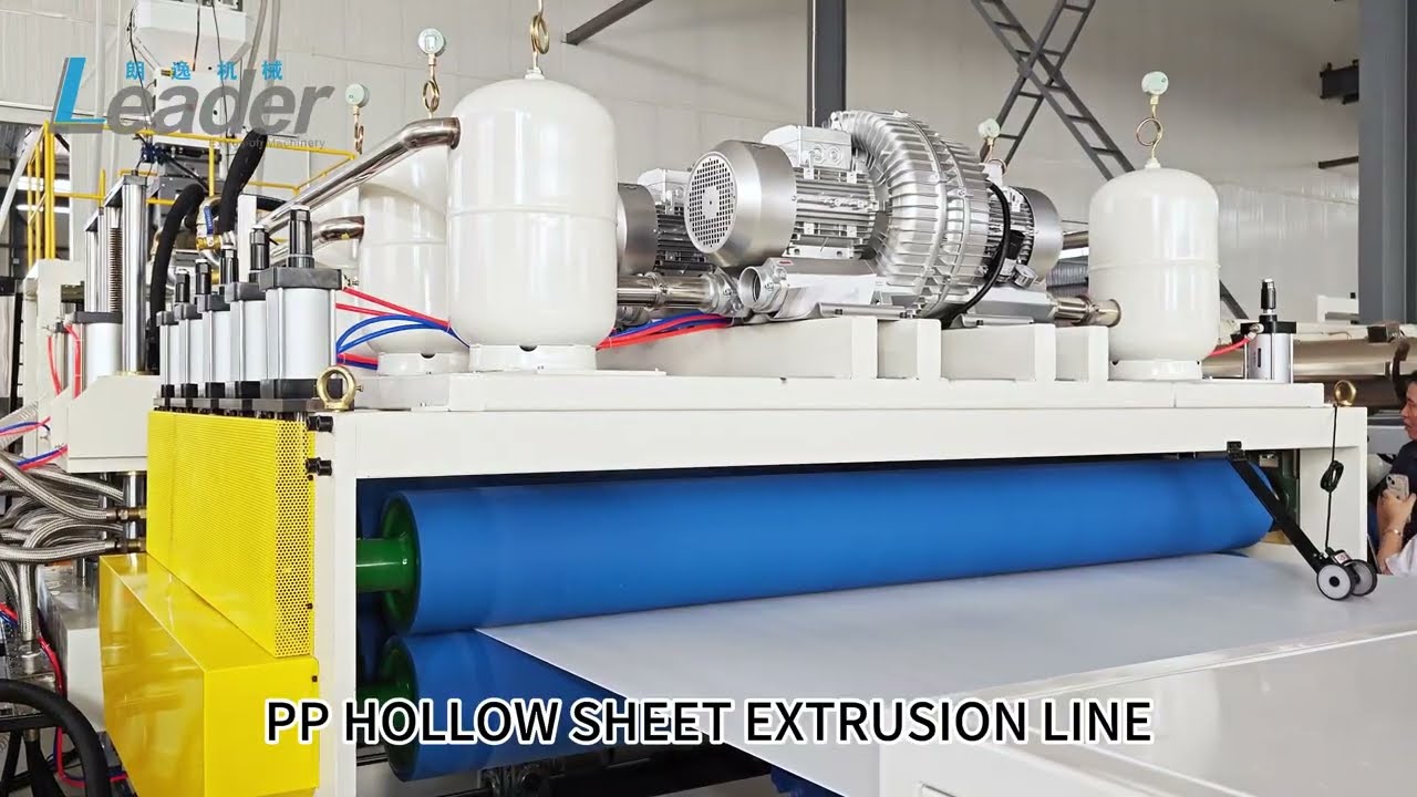 PP hollow sheet extrusion line