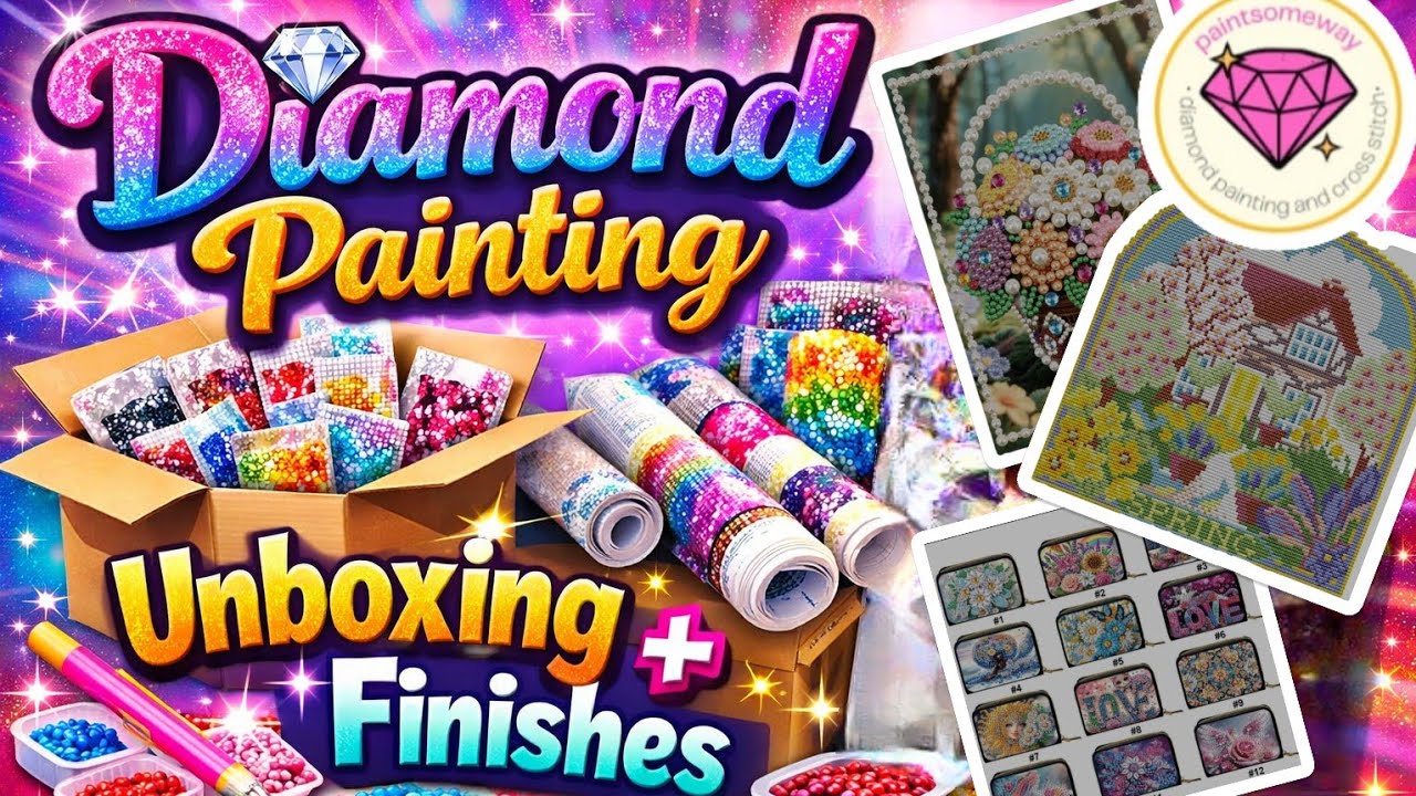 ✨️Diamond Painting/Unboxing/PAINTSOMEWAY💎 