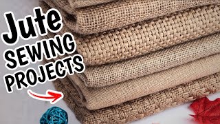 Jute Sewing Projects |  amazing ideas with jute