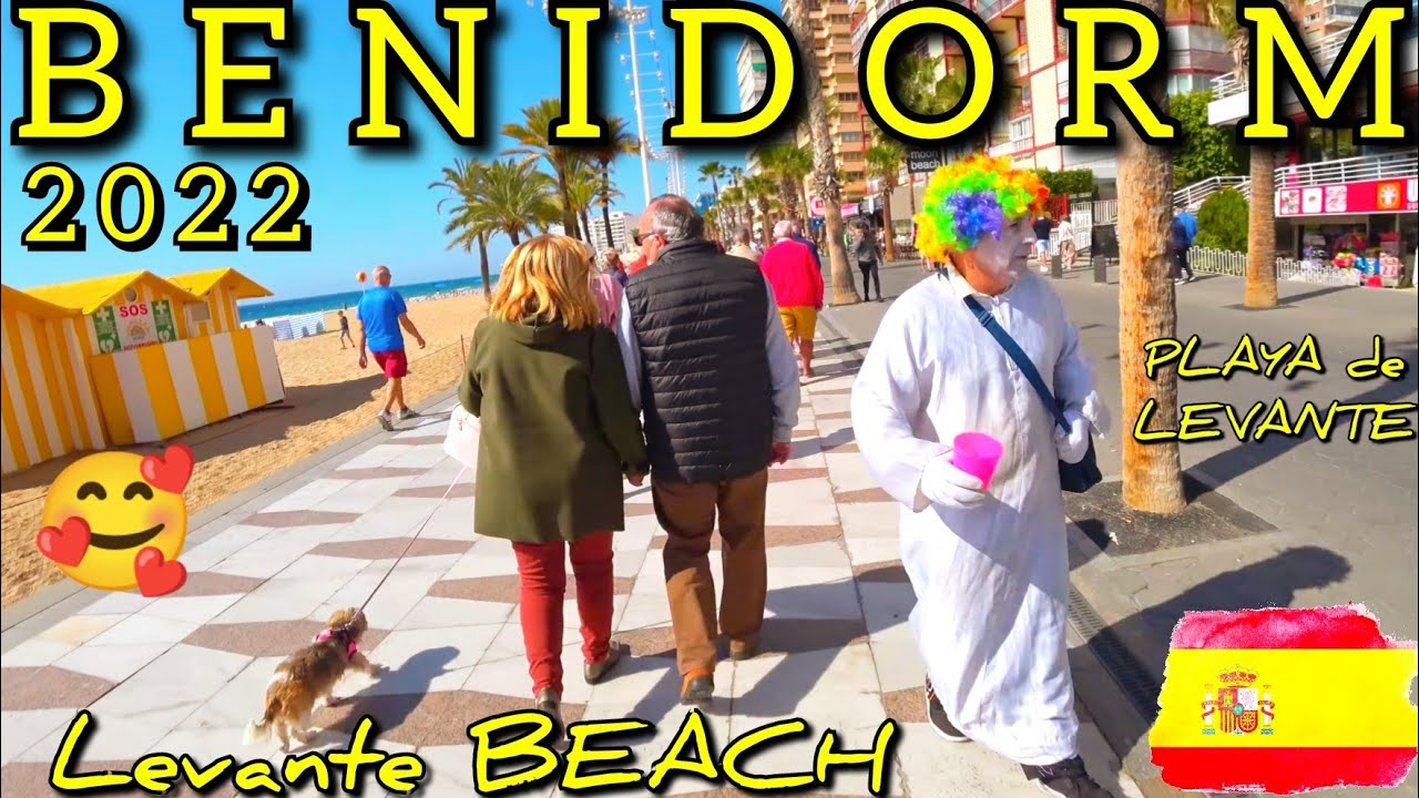 BENIDORM  March 2022 ❤️🏖️😍 Relax tour 4K