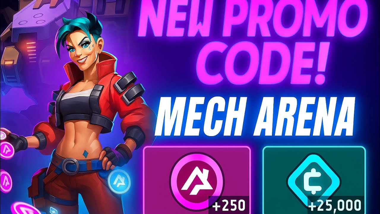 MECH ARENA | NEW PROMO CODE| FREE REWARDS | 250 A-COINS + 25,000 CREDITS