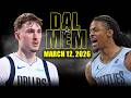 Dallas Mavericks vs Memphis Grizzlies Full Game Highlights – March 12, 2026 | NBA Season