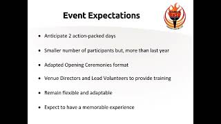 2022 Summer Games Volunteer Orientation