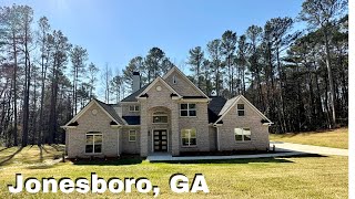 NEW CONSTRUCTION HOME SOUTH OF ATLANTA GA | 5 BEDS | 5 BATHS | 1.5 ACRE LAKE LAKE LOT