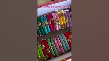 silk thread bangles making under ₹220